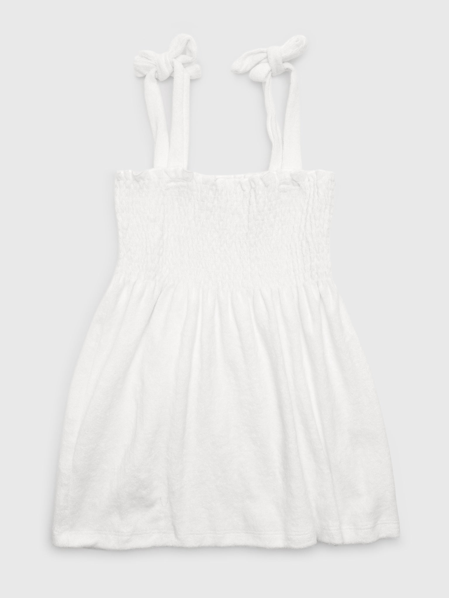 Shade Critters Girls' Terry Smocked Tank Dress - Saint Bernard