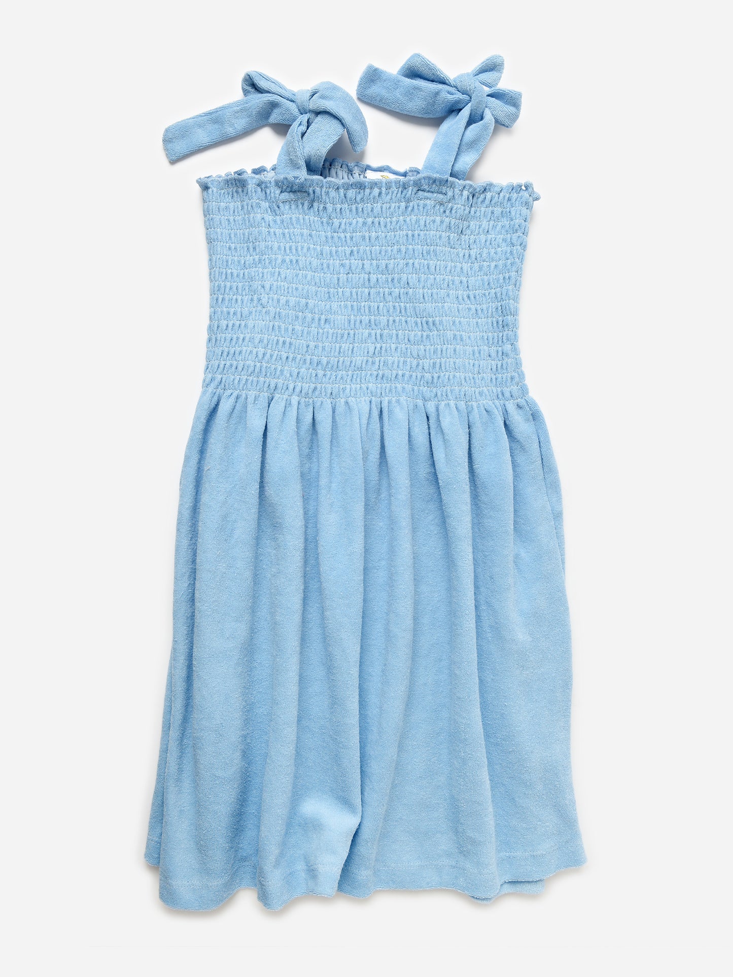 Shade Critters Girls' Terry Smocked Tank Dress - Saint Bernard