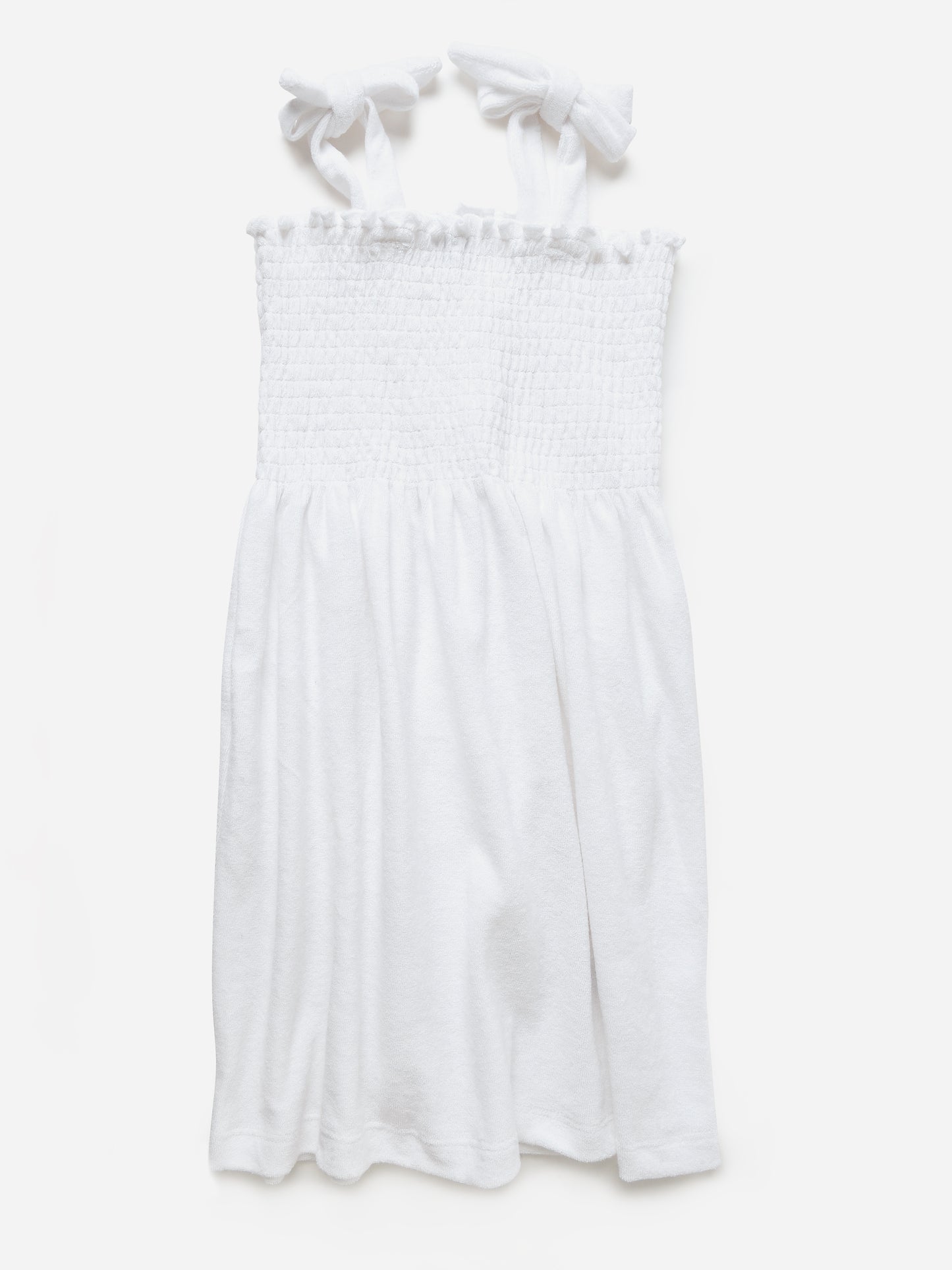 Shade Critters Girls' Terry Smocked Tank Dress - Saint Bernard