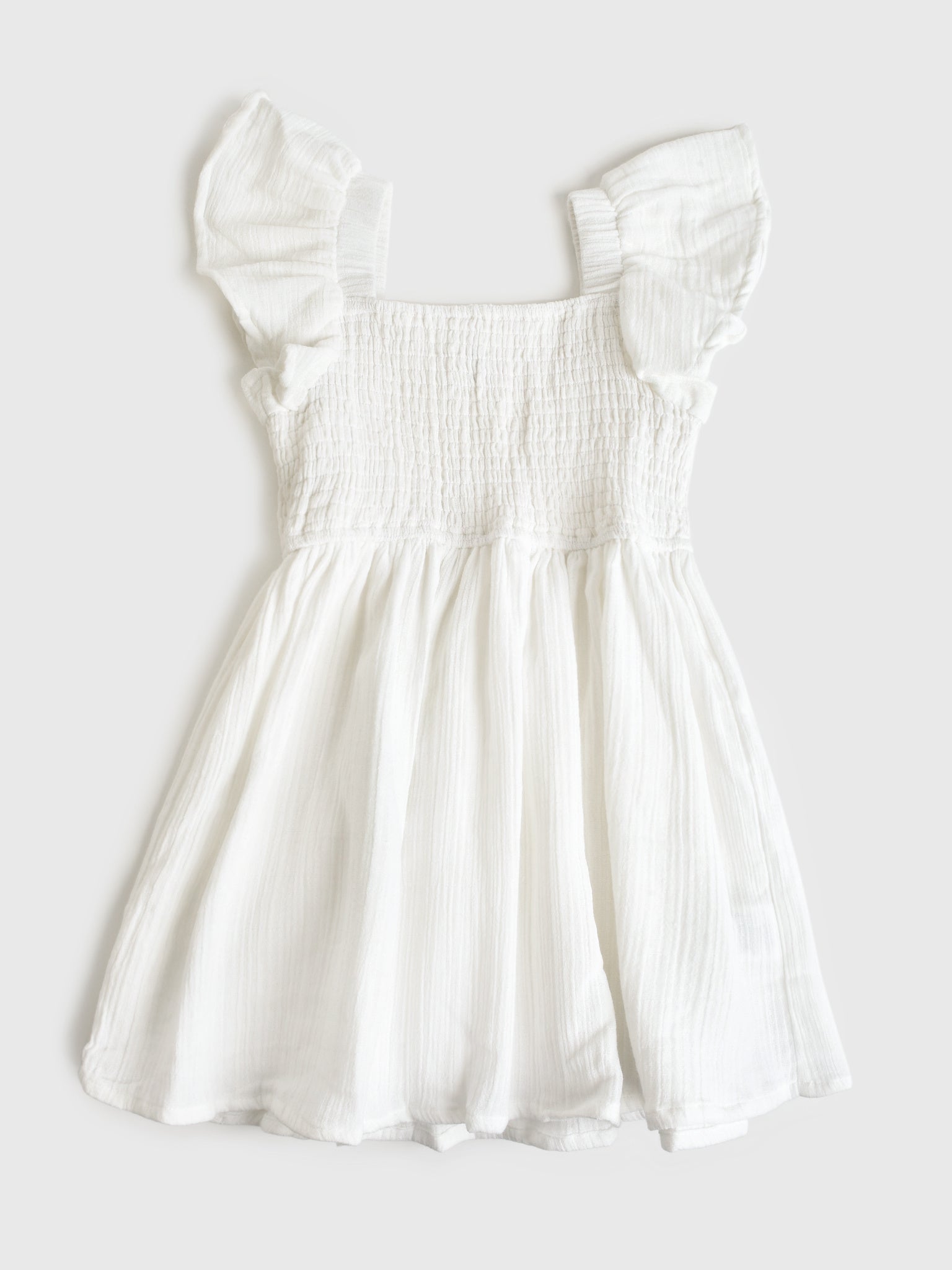 Shade Critters Girls' Smocked Cover-Up Dress - Saint Bernard