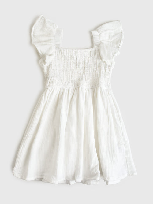 Shade Critters Girls' Smocked Cover-Up Dress