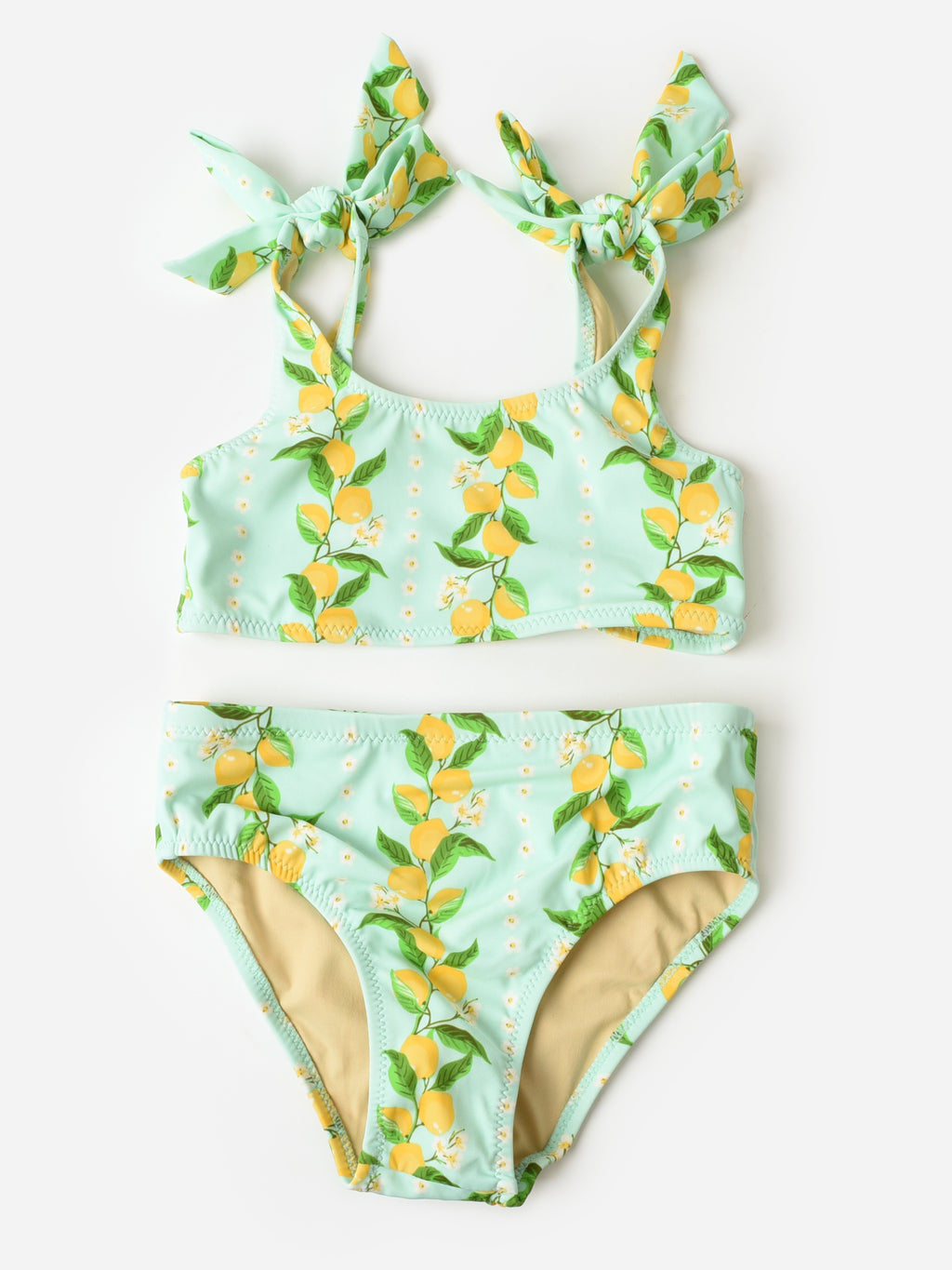 Shade Critters Girls' Bunny Tie Bikini Set - Saint Bernard