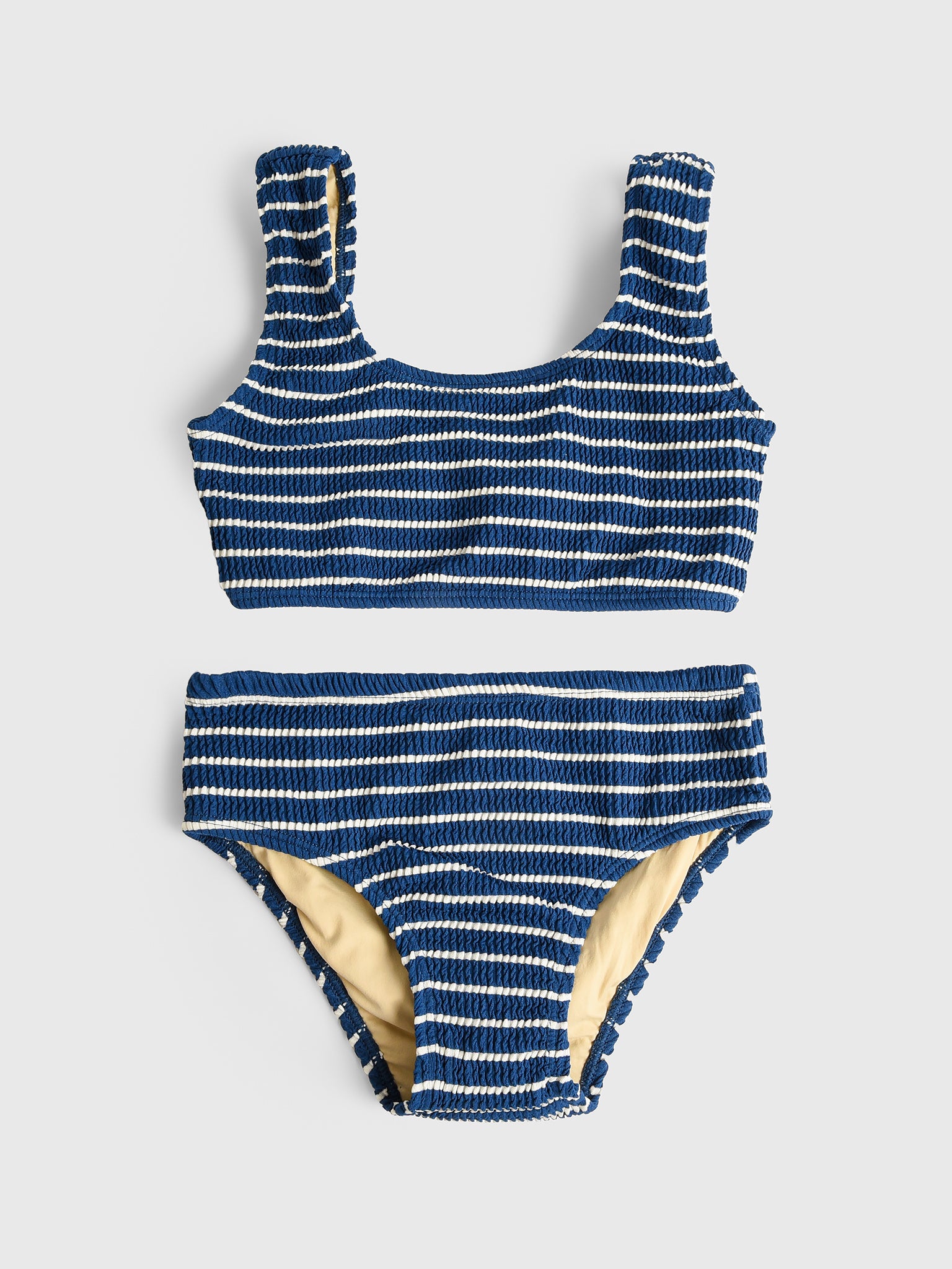 Shade Critters Girls' Crinkle Bikini Set - Saint Bernard