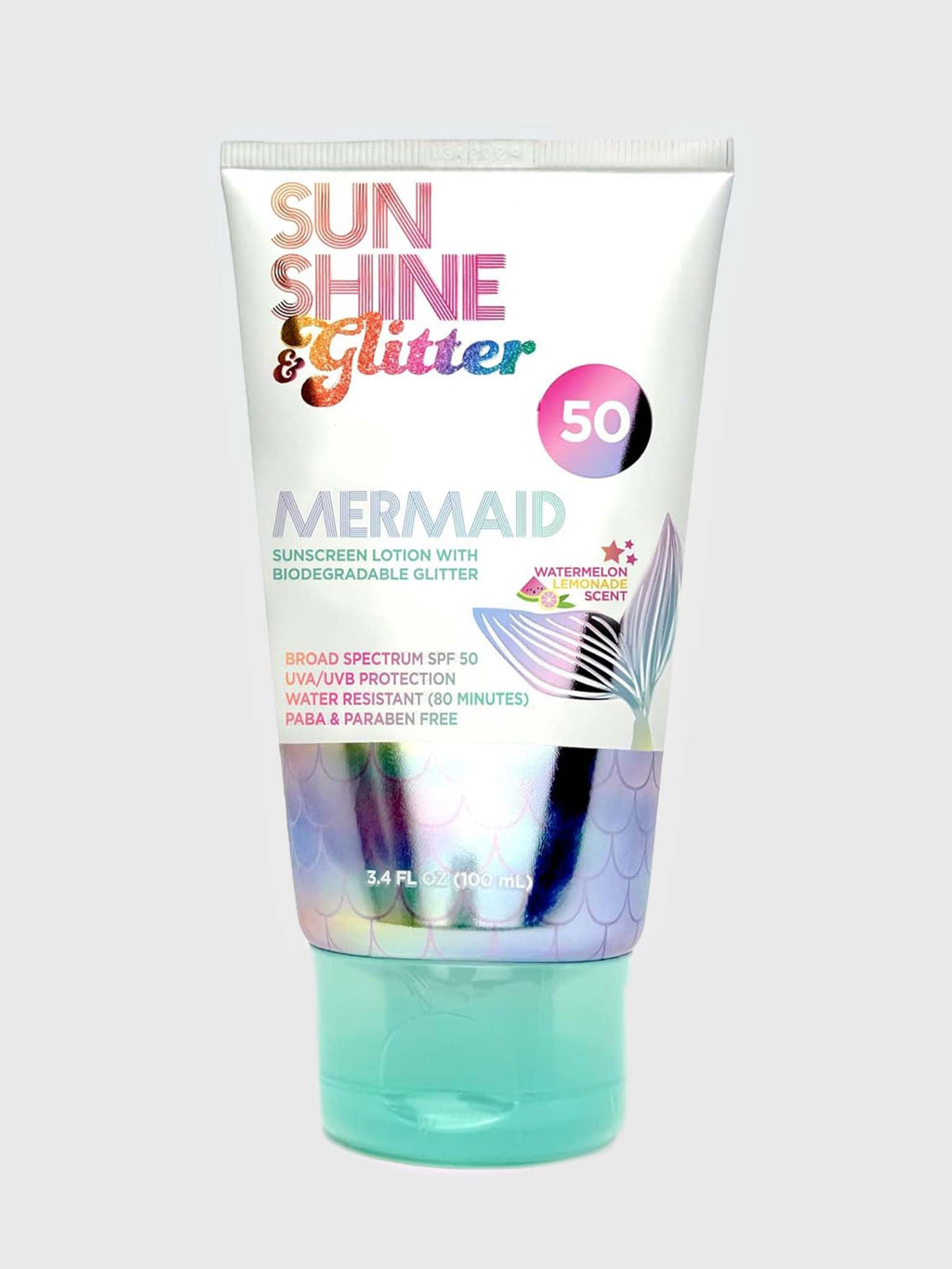 Sunshine + Glitter Mermaid Glitter Sunscreen SPF 50 - Saint Bernard