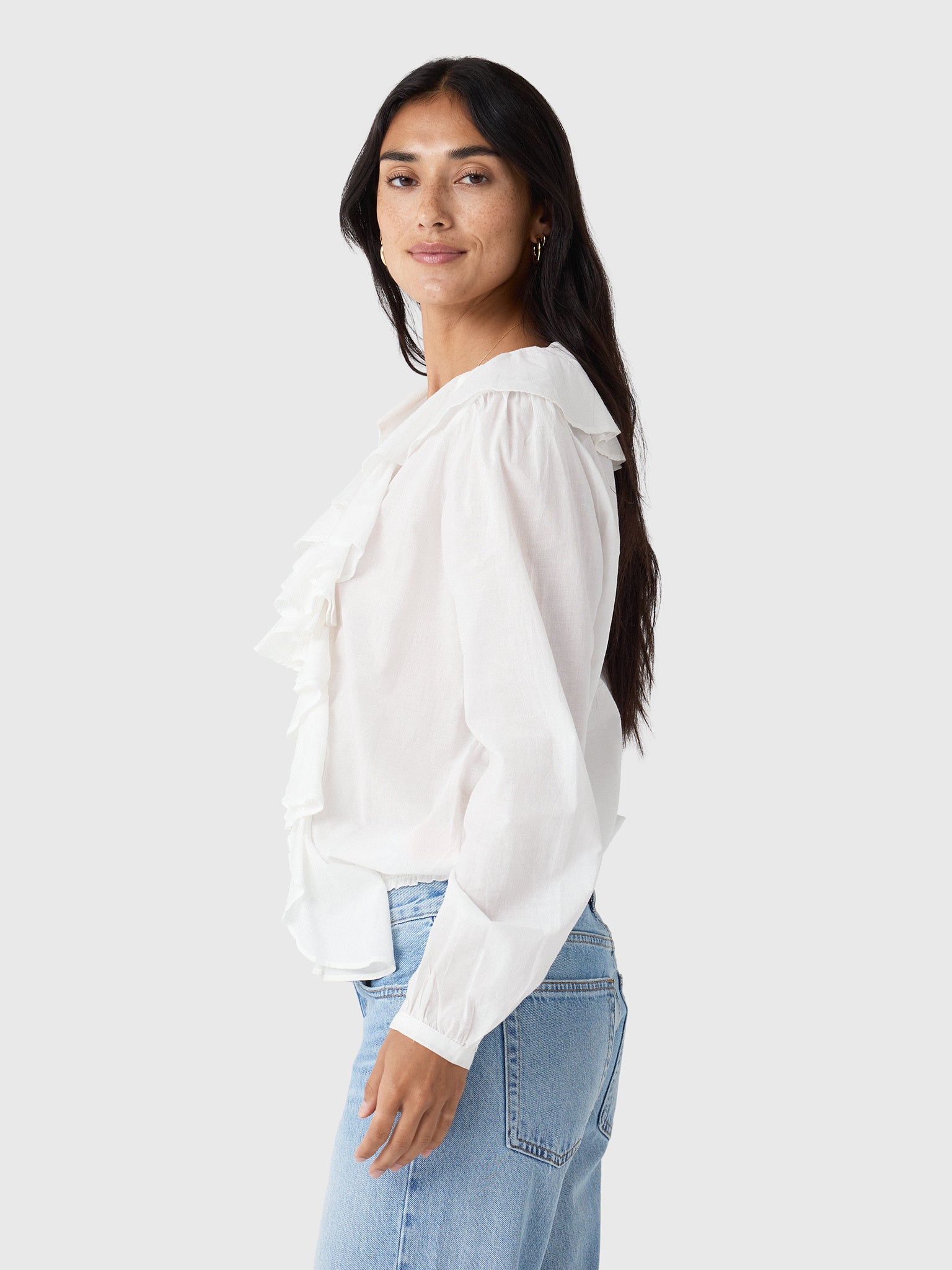 Maggie Marilyn Women's Keep Your Edges Soft Blouse - Saint Bernard