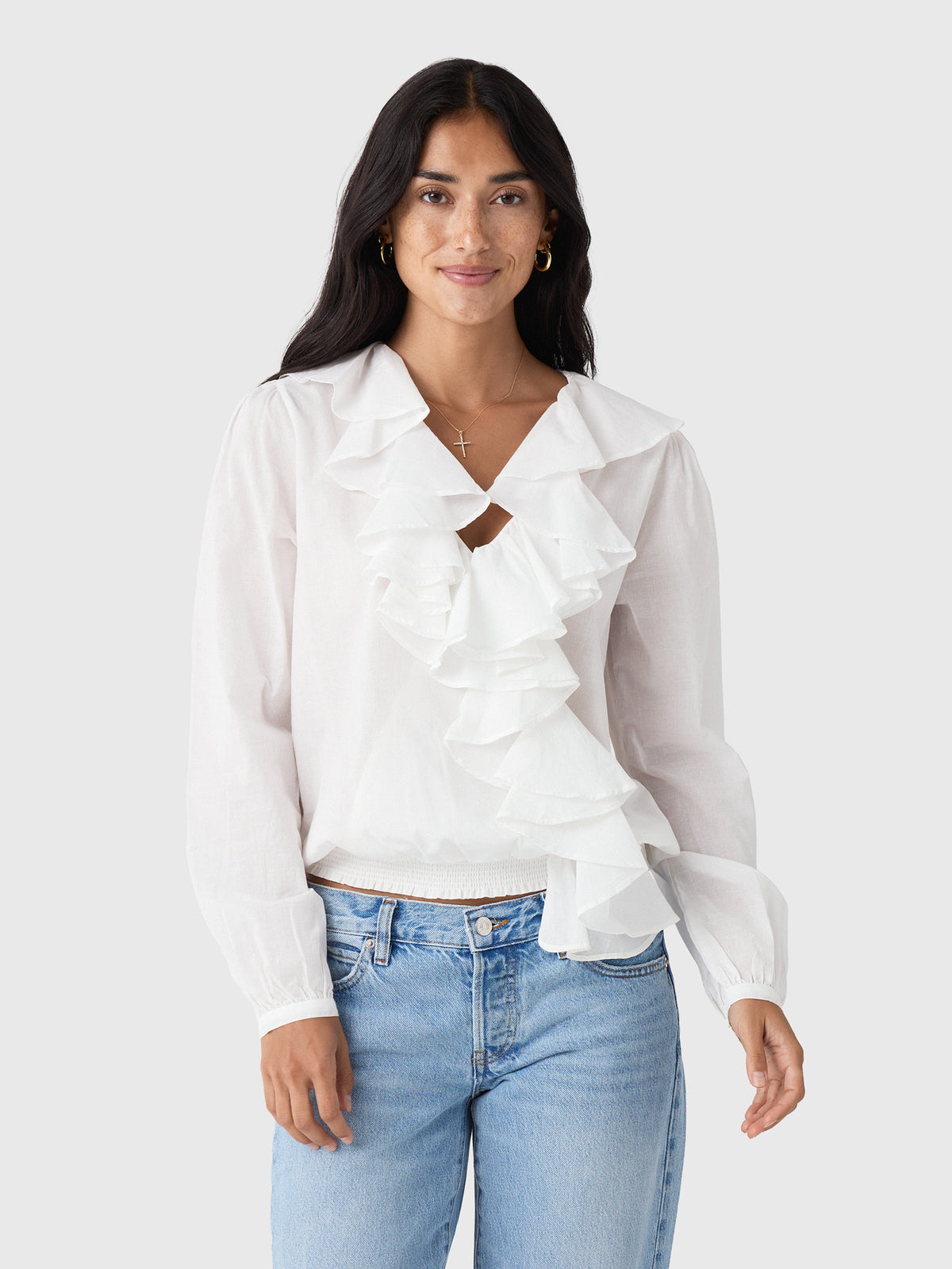 Maggie Marilyn Women's Keep Your Edges Soft Blouse - Saint Bernard