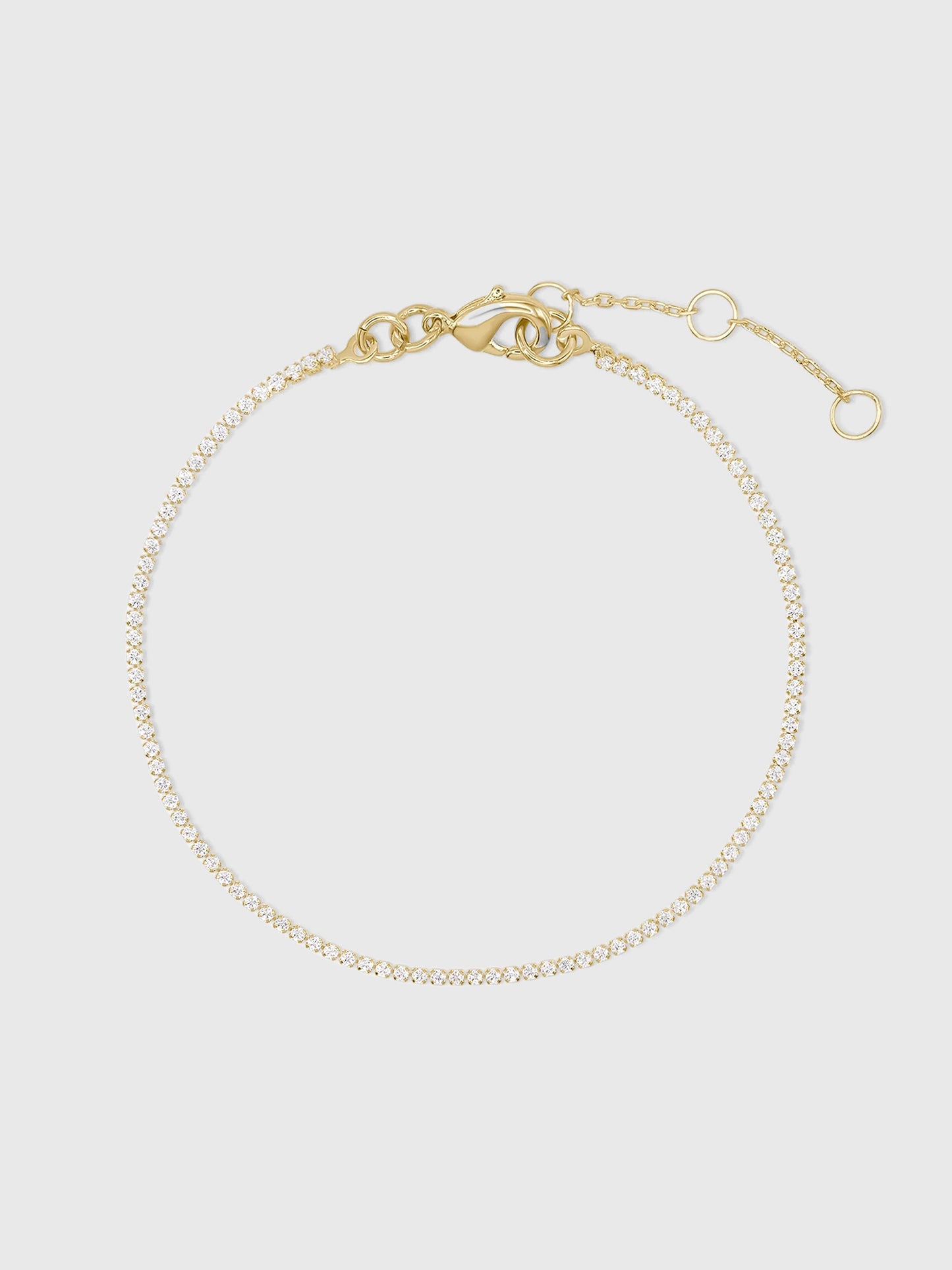 Shashi Micro Teeny Tiny Tennis Bracelet - Saint Bernard