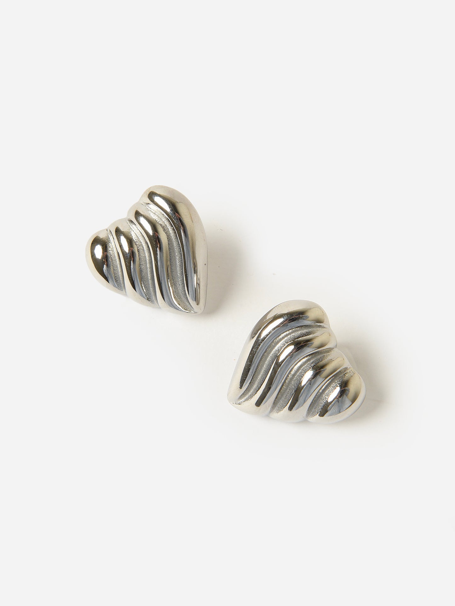 Shashi Josephine Heart Stud Earrings - Saint Bernard