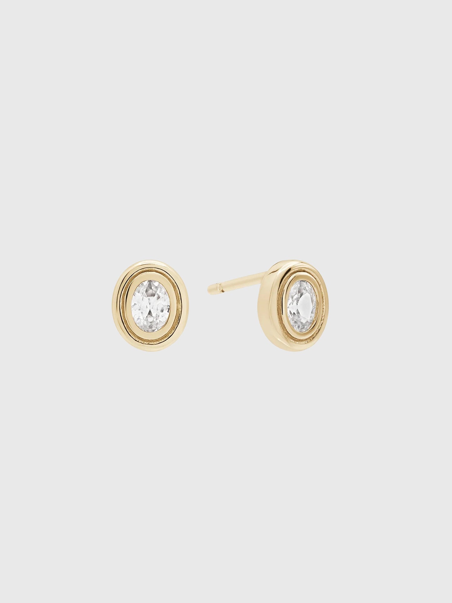 Shashi Reagan Stud Earrings - Saint Bernard
