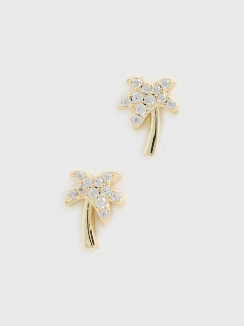 Shashi Bondi Pavé Stud Earrings