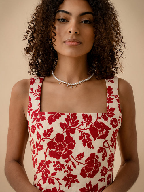 Shashi Stephanie's Charms Pearl Necklace