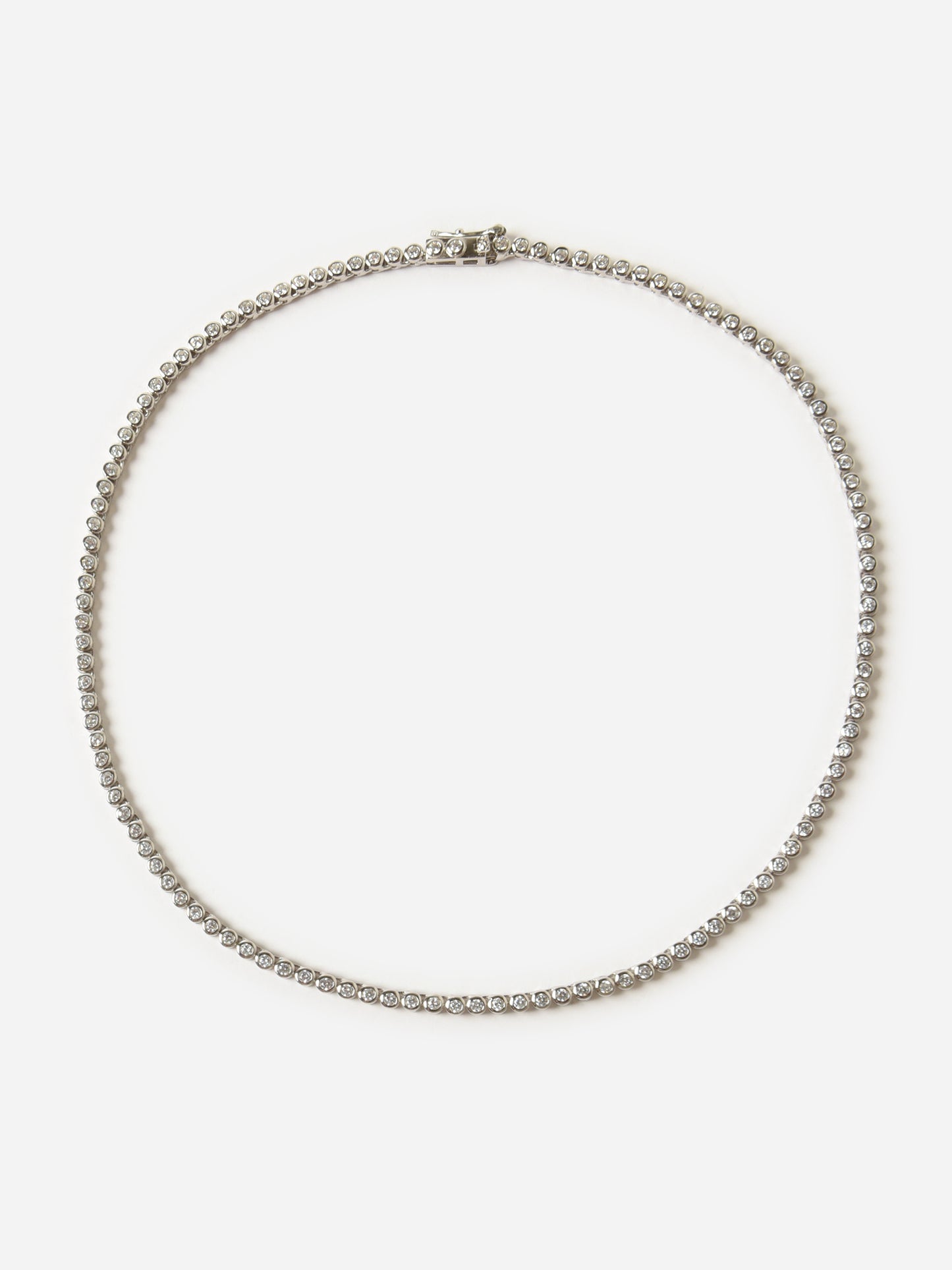 Shashi Bezel Tennis Necklace - Saint Bernard