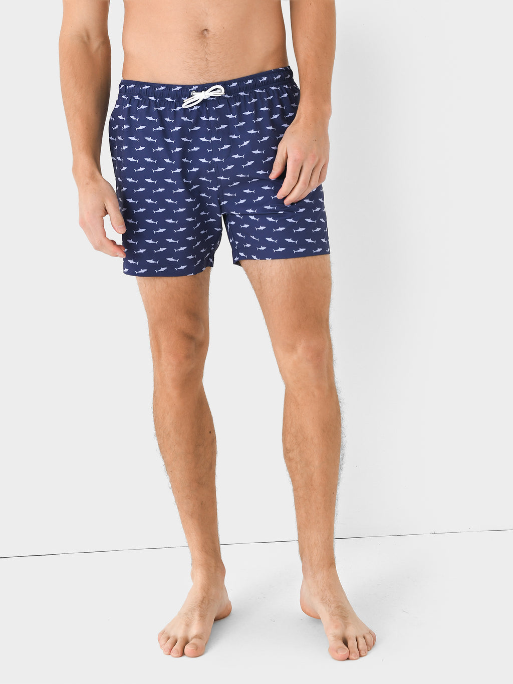 Bermies Men's Shark Attack Swim Trunk - Saint Bernard