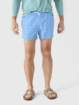 Bermies Men's Shark Bay Swim Trunk - Saint Bernard