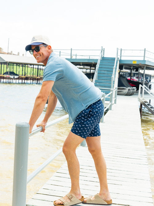 Bermies Men's Sharks Swim Trunk