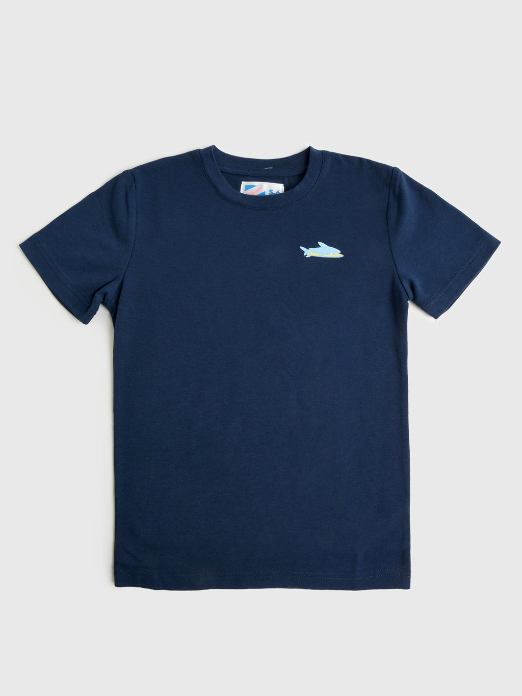 Bermies Boys' Shark Table Tee - Saint Bernard