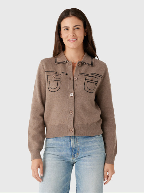 27 Miles Women's Shirley Cardigan - Saint Bernard