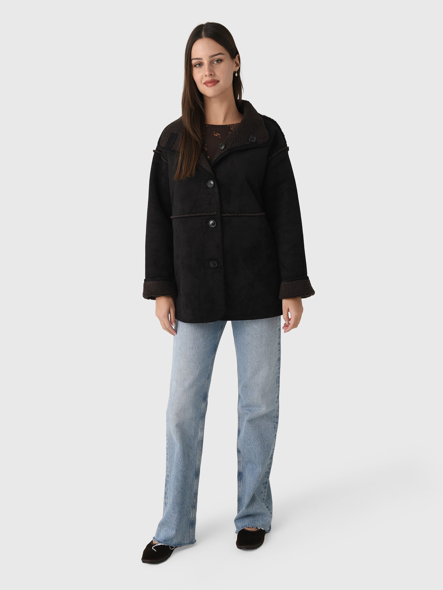 Velvet Women's Shona Sherpa Reversible Jacket – Saint Bernard
