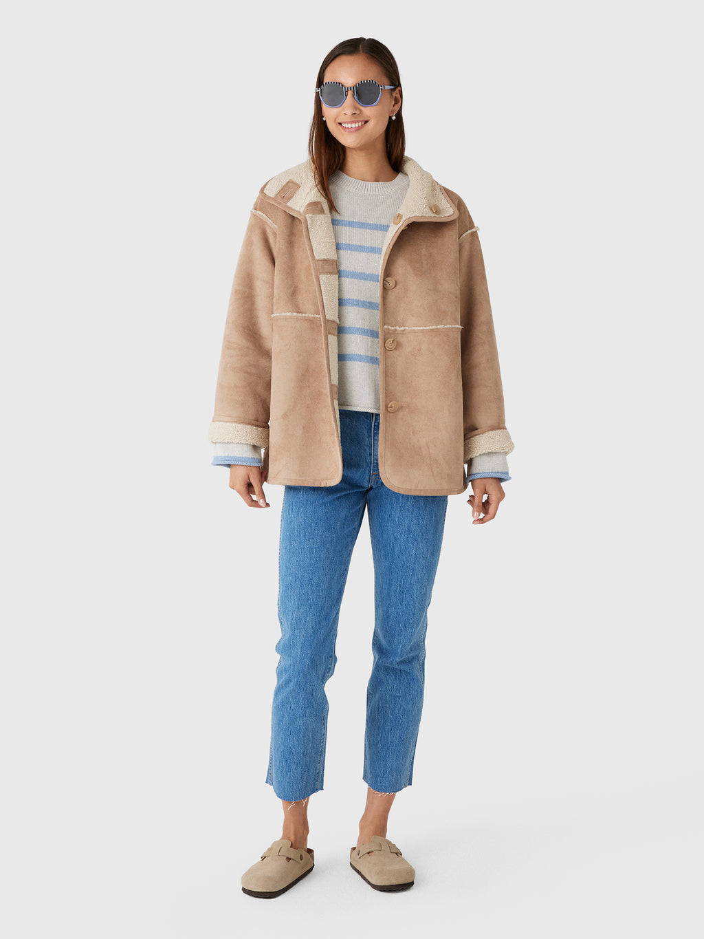 Velvet Women's Shona Sherpa Reversible Jacket - Saint Bernard