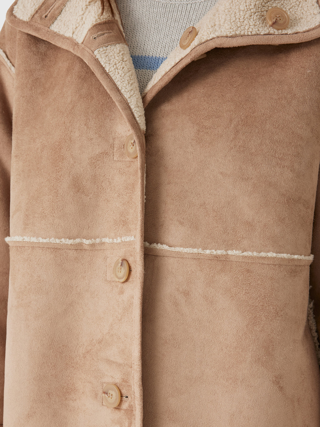 Velvet Women's Shona Sherpa Reversible Jacket - Saint Bernard