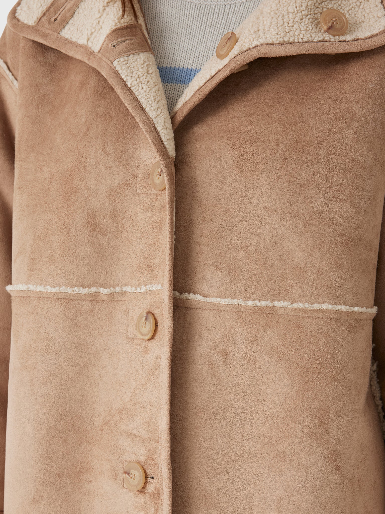 Velvet Women's Shona Sherpa Reversible Jacket - Saint Bernard