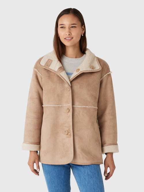 Velvet Women's Shona Sherpa Reversible Jacket - Saint Bernard