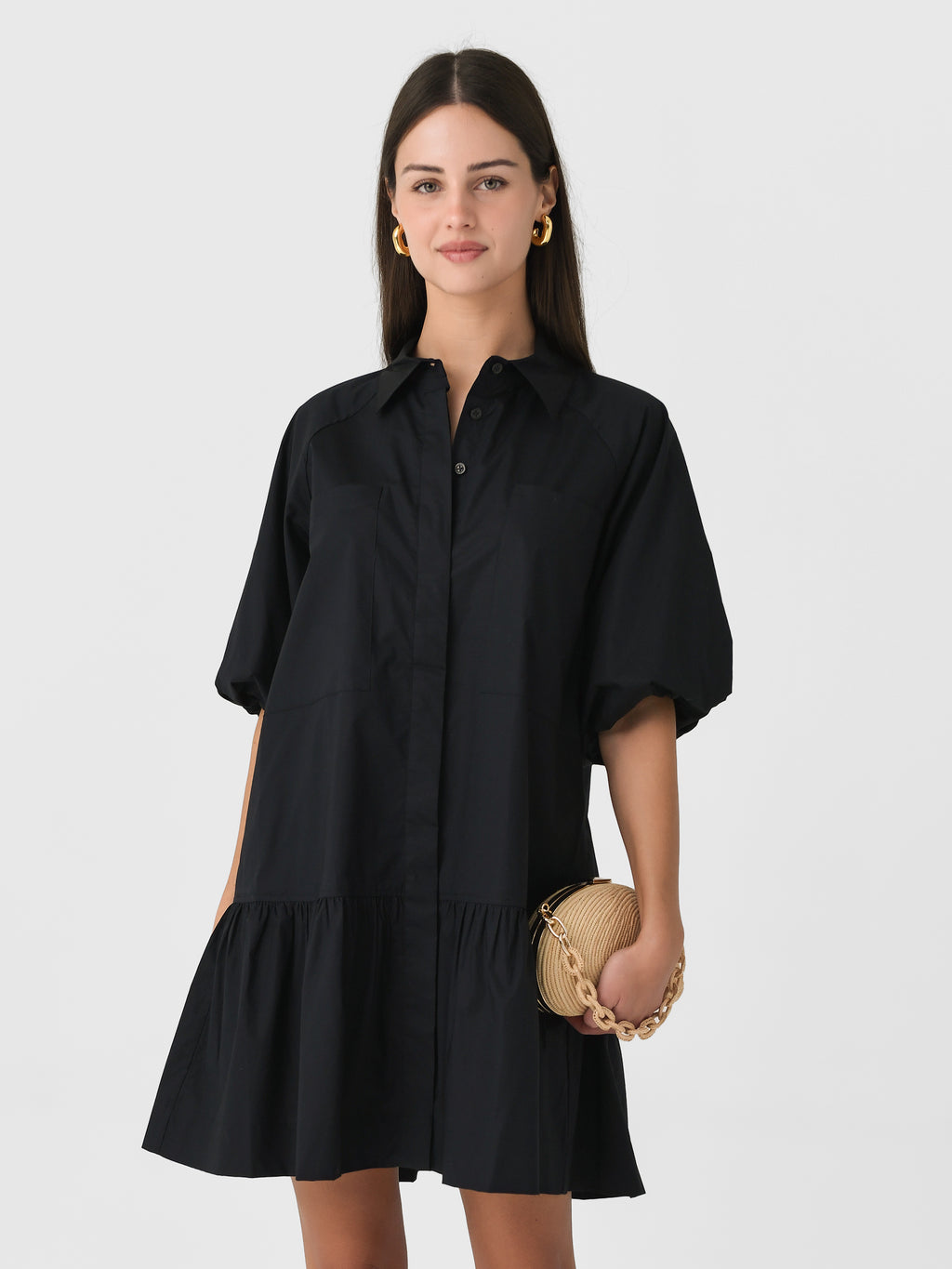 Simkhai Women's Crissy Cotton Poplin Dress - Saint Bernard