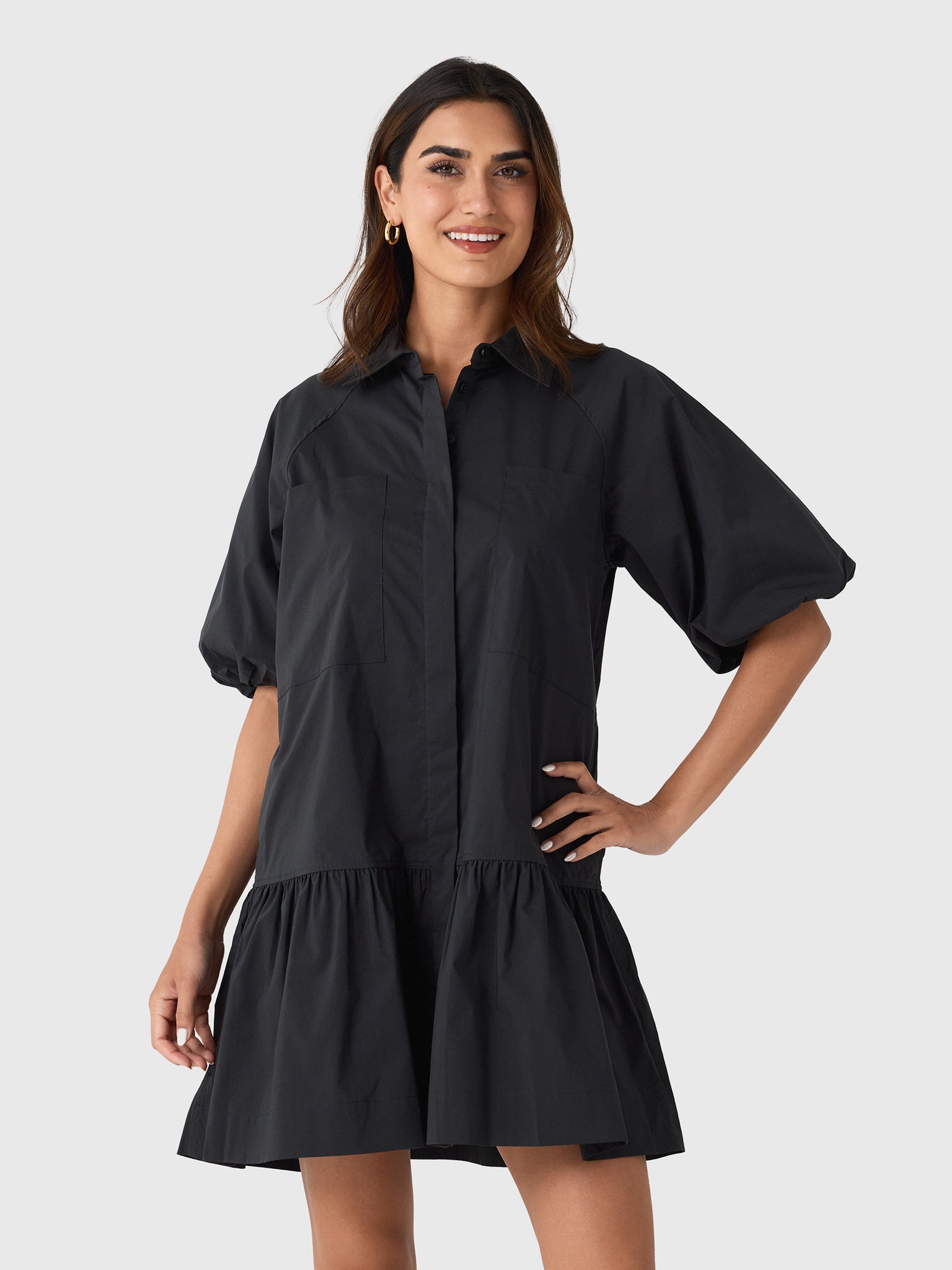 Simkhai Women's Crissy Cotton Poplin Dress - Saint Bernard