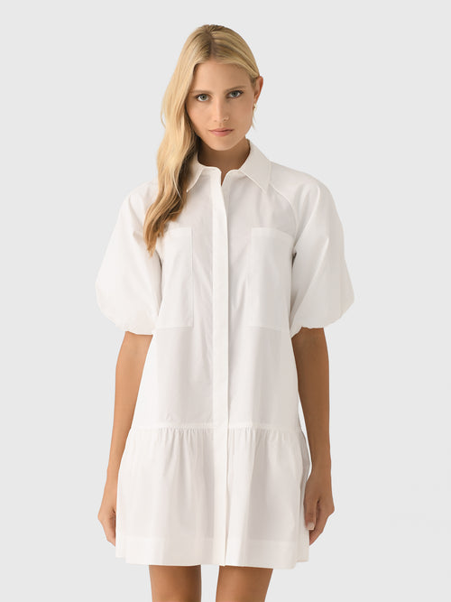 Simkhai Women's Crissy Cotton Poplin Dress