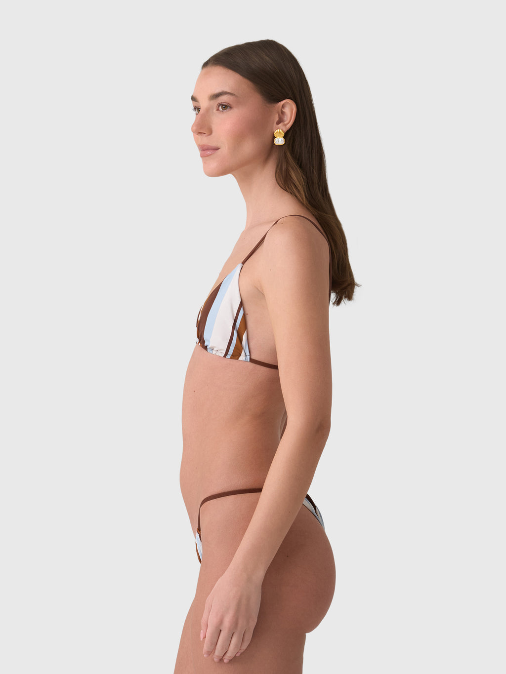 SIR. Women's Marais String Triangle Bikini Top - Saint Bernard