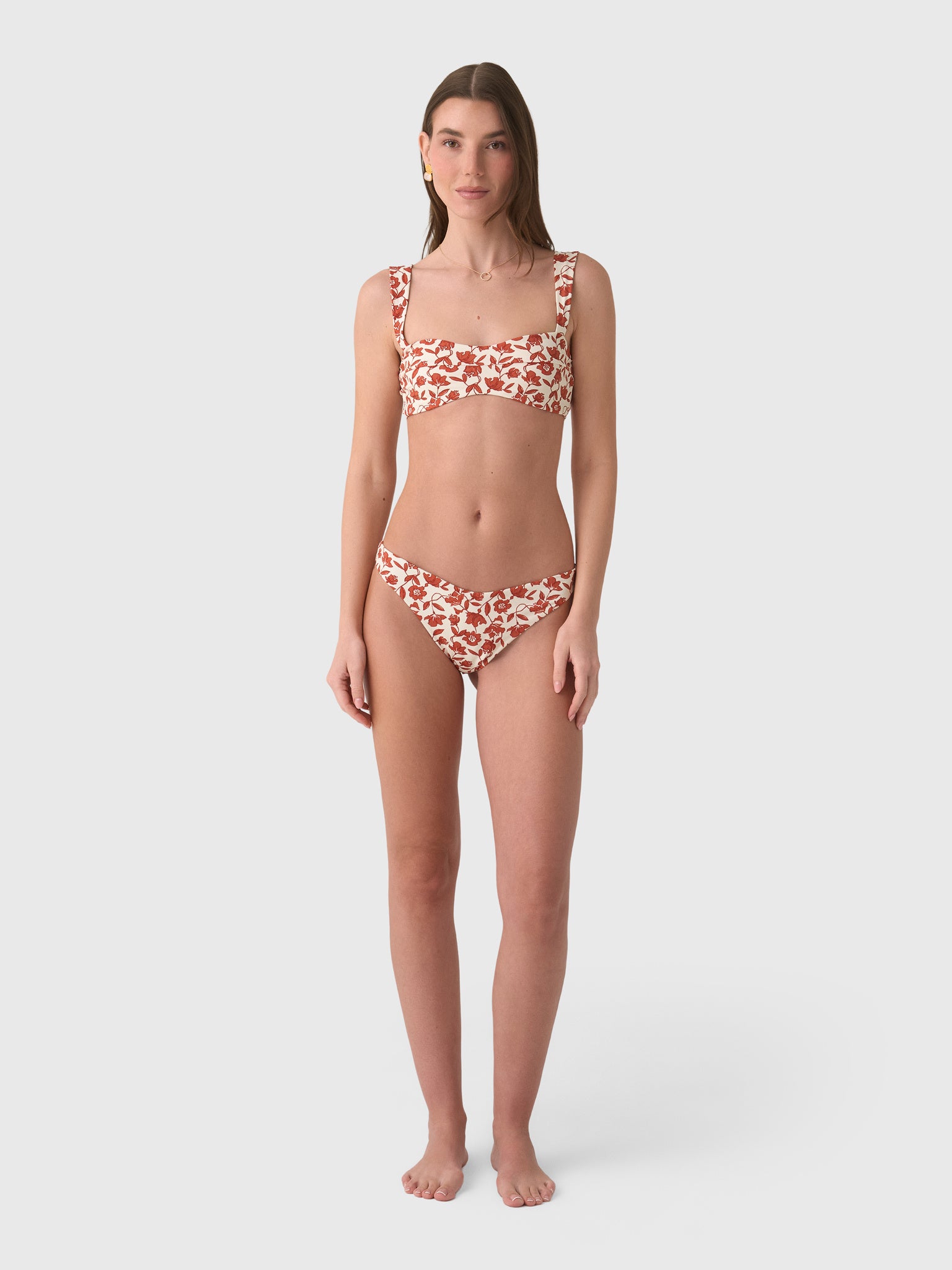 SIR. Women's Chloe Shaped Bandeau Bikini Top - Saint Bernard