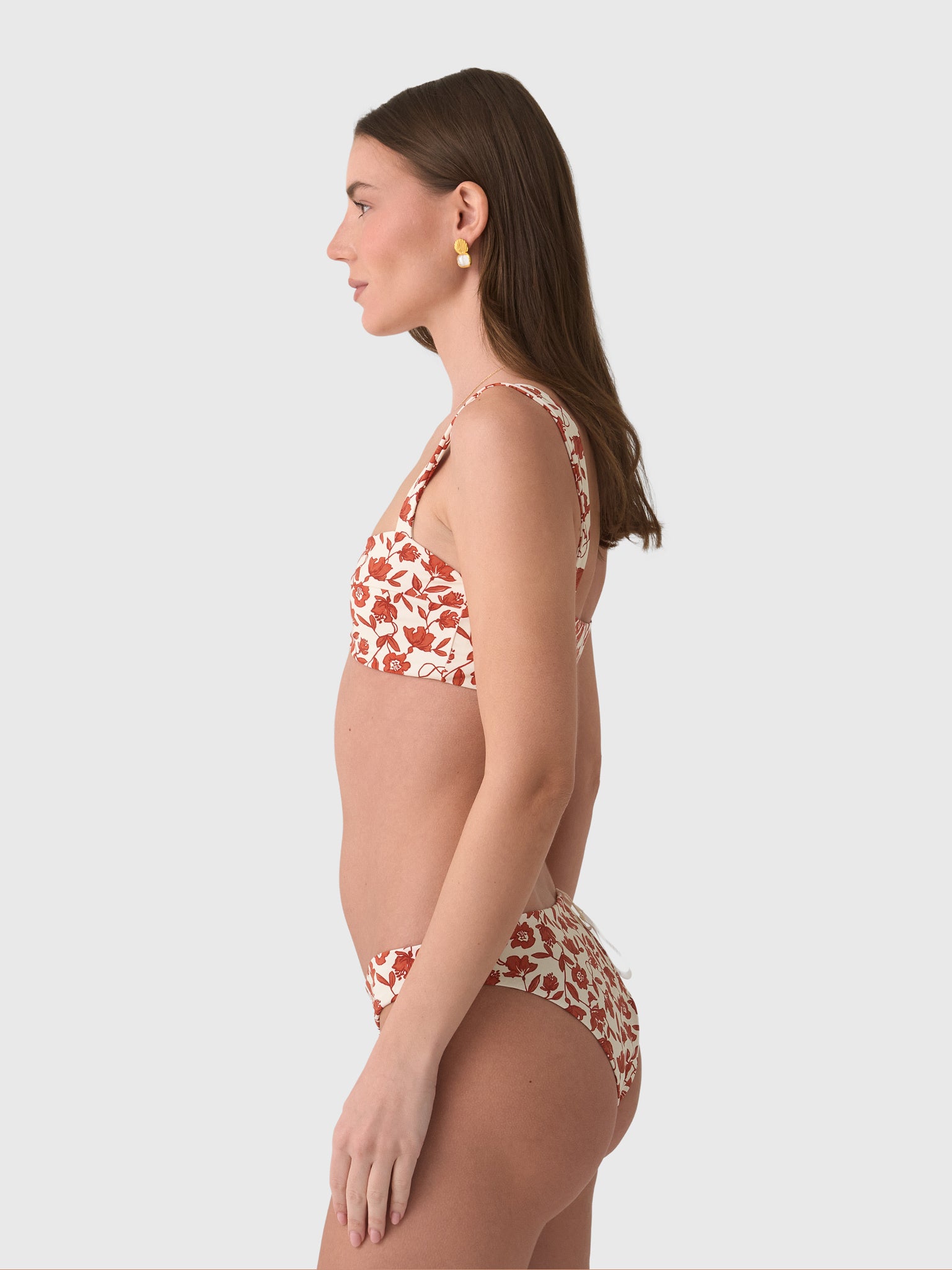 SIR. Women's Chloe Shaped Bandeau Bikini Top - Saint Bernard