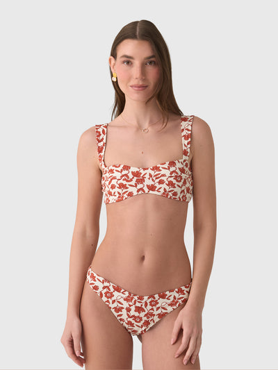 SIR. Women's Chloe Shaped Bandeau Bikini Top - Saint Bernard