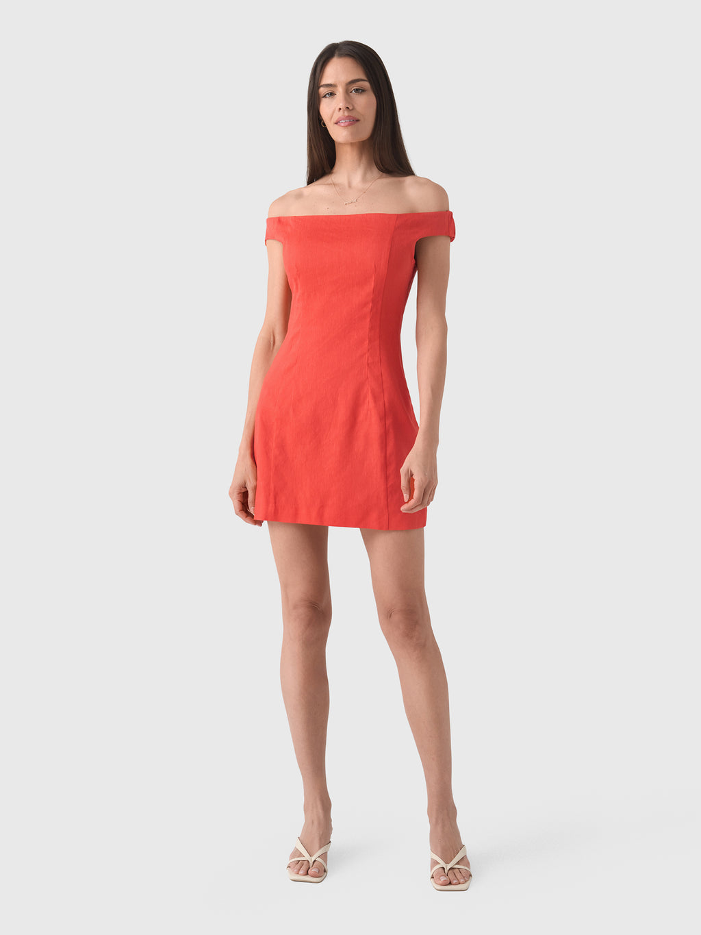 SIR. Women's Elodie Off Shoulder Mini Dress - Saint Bernard