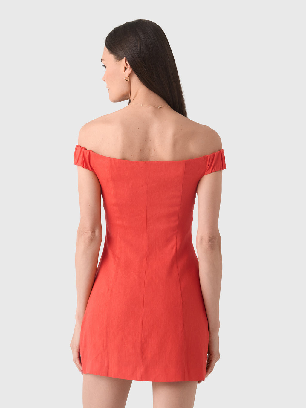 SIR. Women's Elodie Off Shoulder Mini Dress - Saint Bernard