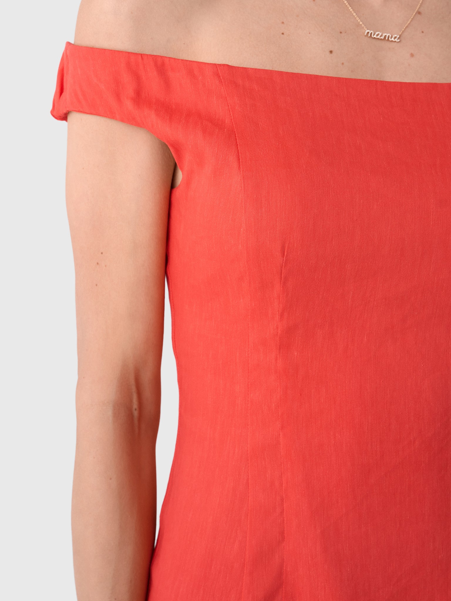 SIR. Women's Elodie Off Shoulder Mini Dress - Saint Bernard