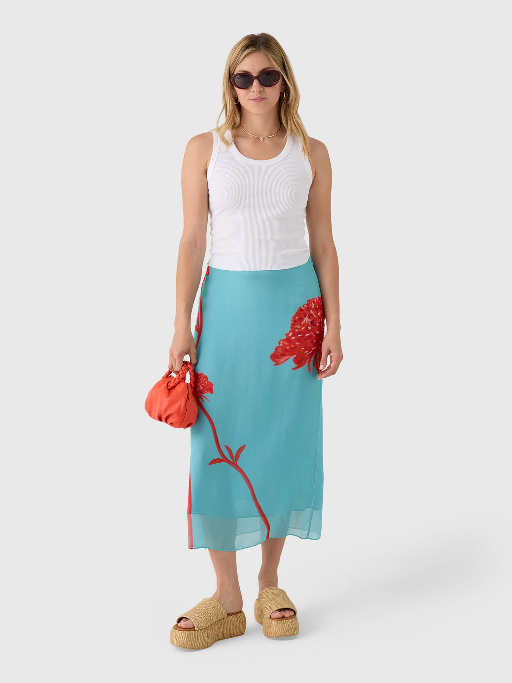 SIR. Women's Amelie Midi Skirt - Saint Bernard