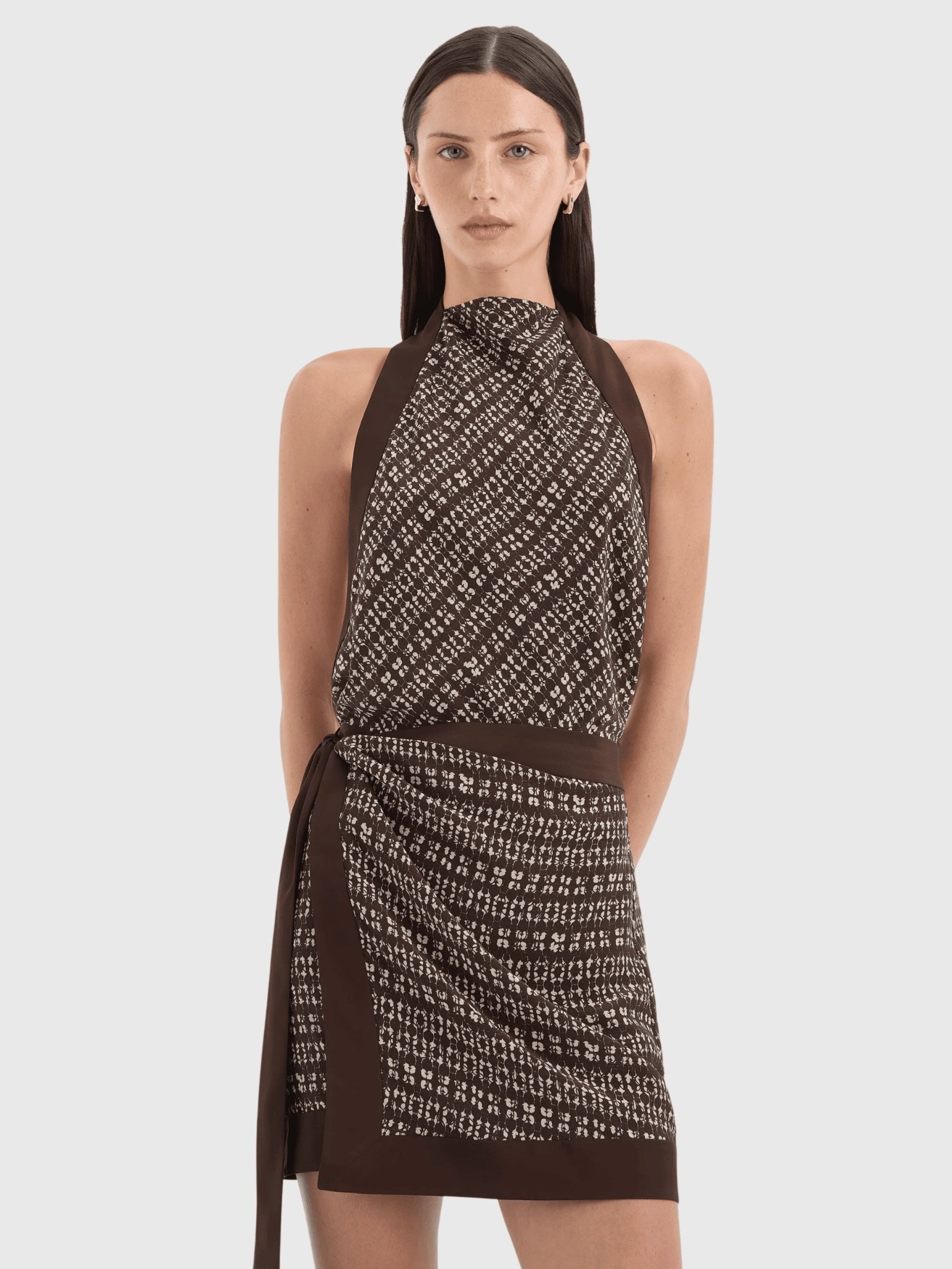 SIR. Women's Astrid Open Back Mini Dress - Saint Bernard