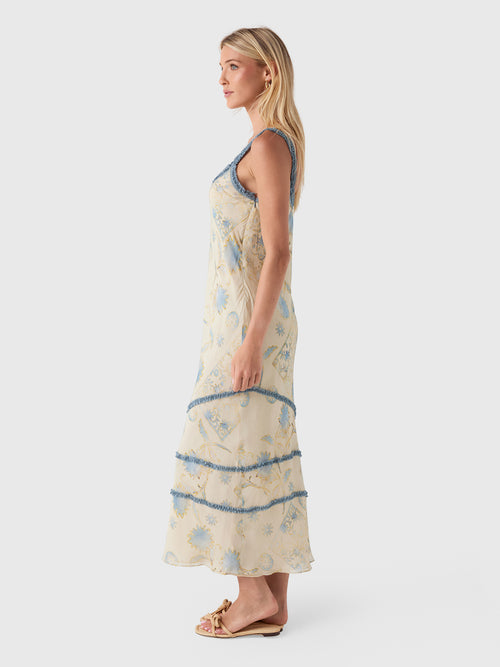 SIR. Women's Cecile Ruffle Slip Dress