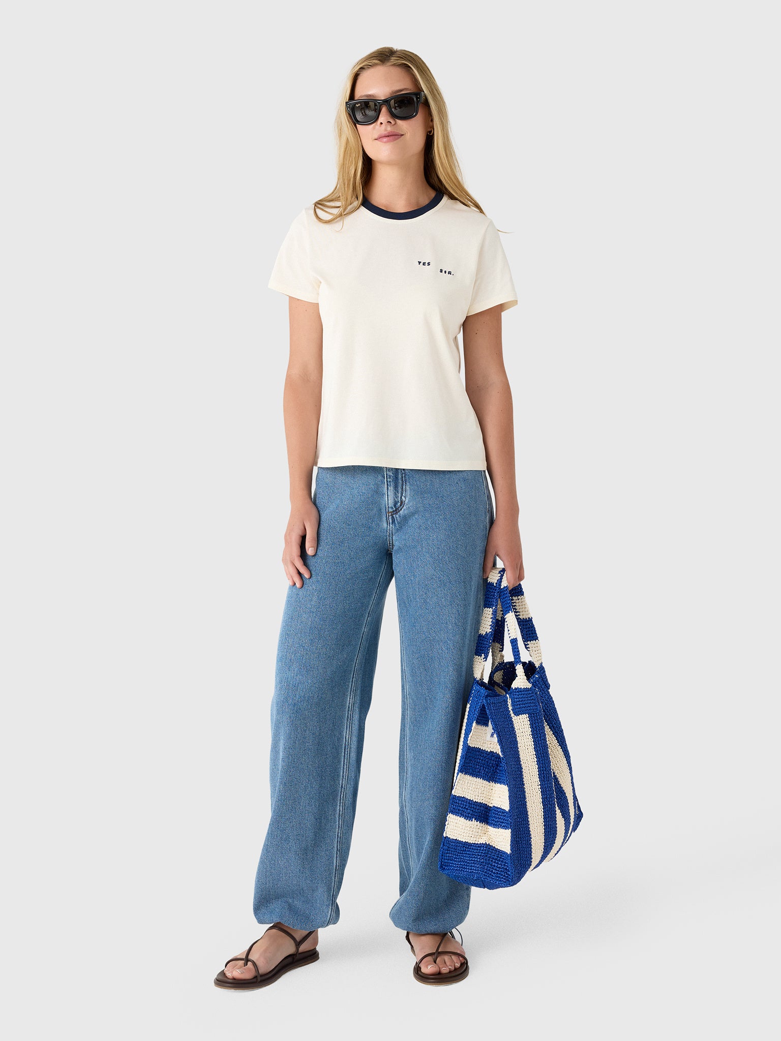 SIR. Women's Yes Sir Crew Neck Tee