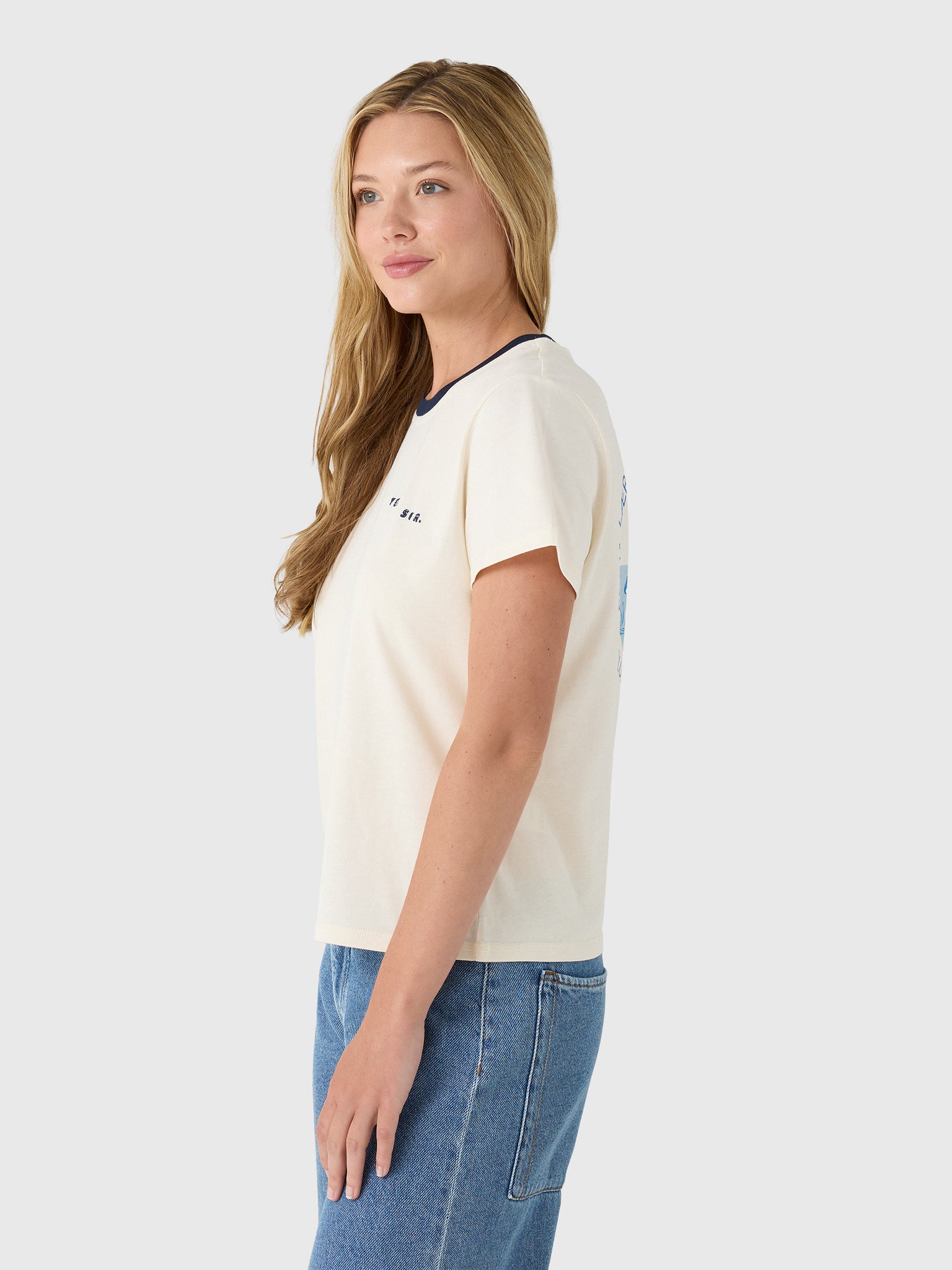 SIR. Women's Yes Sir Crew Neck Tee