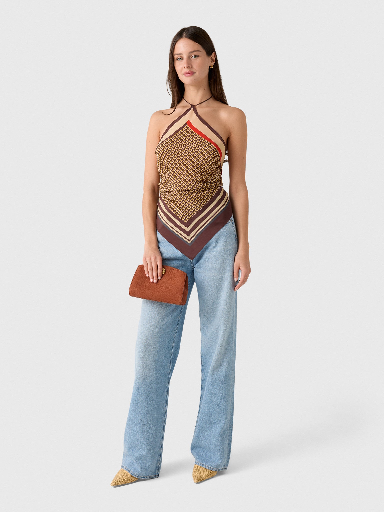 SIR. Women's Cooper Scarf Top - Saint Bernard