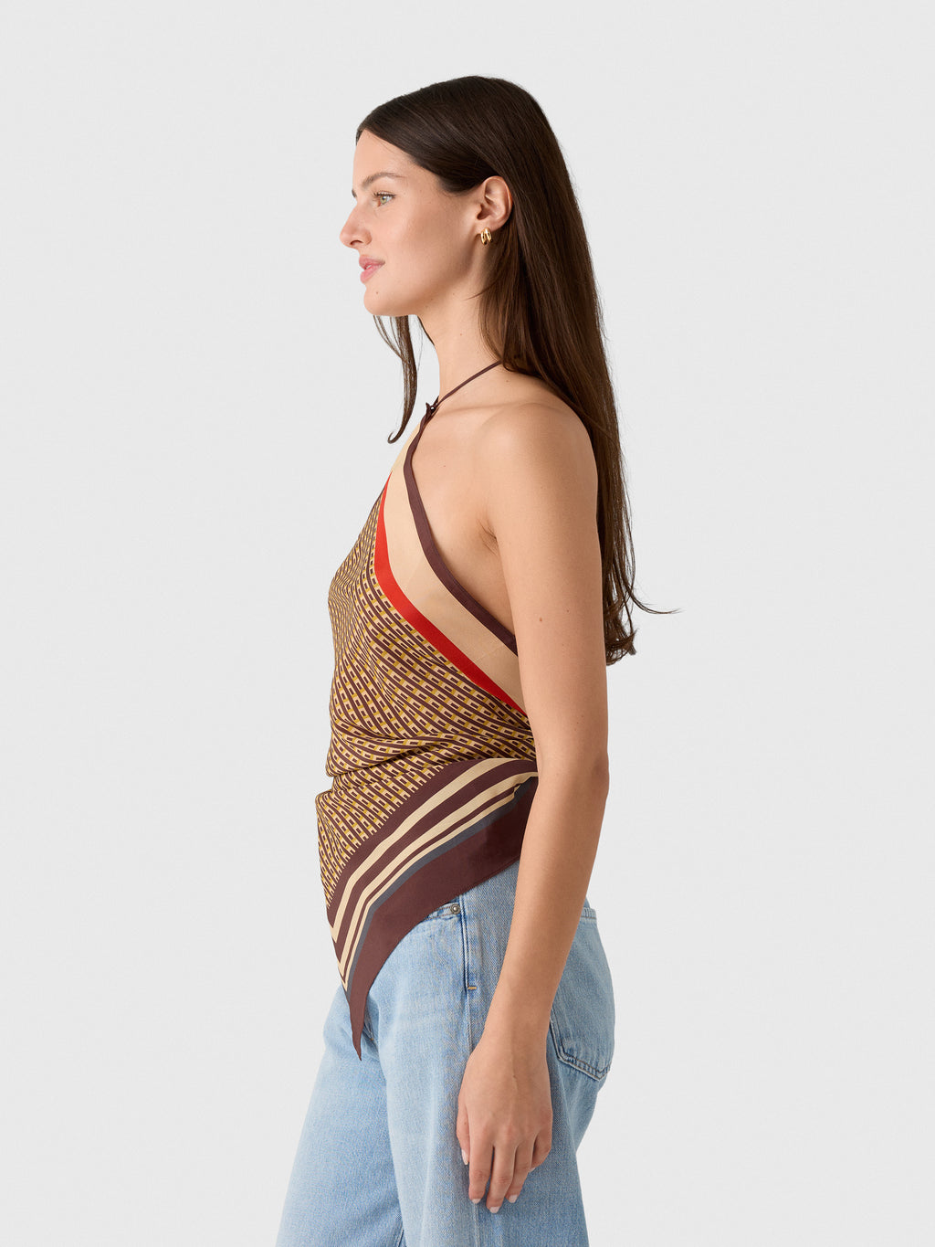 SIR. Women's Cooper Scarf Top - Saint Bernard
