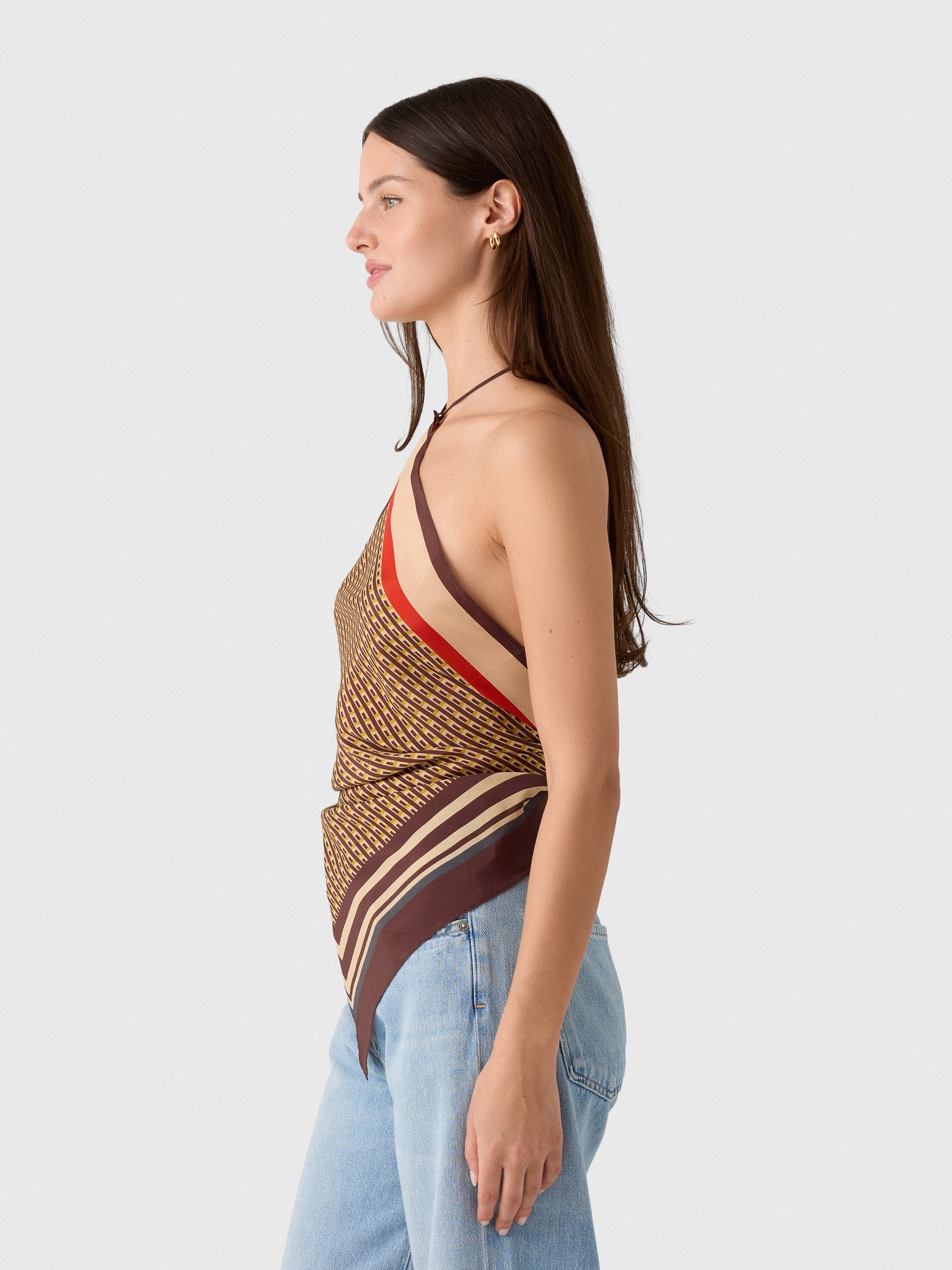 SIR. Women's Cooper Scarf Top - Saint Bernard