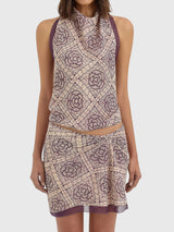 SIR. Women's Mireli Halter Tie Top - Saint Bernard