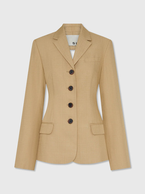 SIR. Women's Bronte Open Back Blazer - Saint Bernard