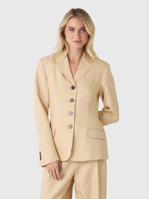 SIR. Women's Bronte Open Back Blazer - Saint Bernard