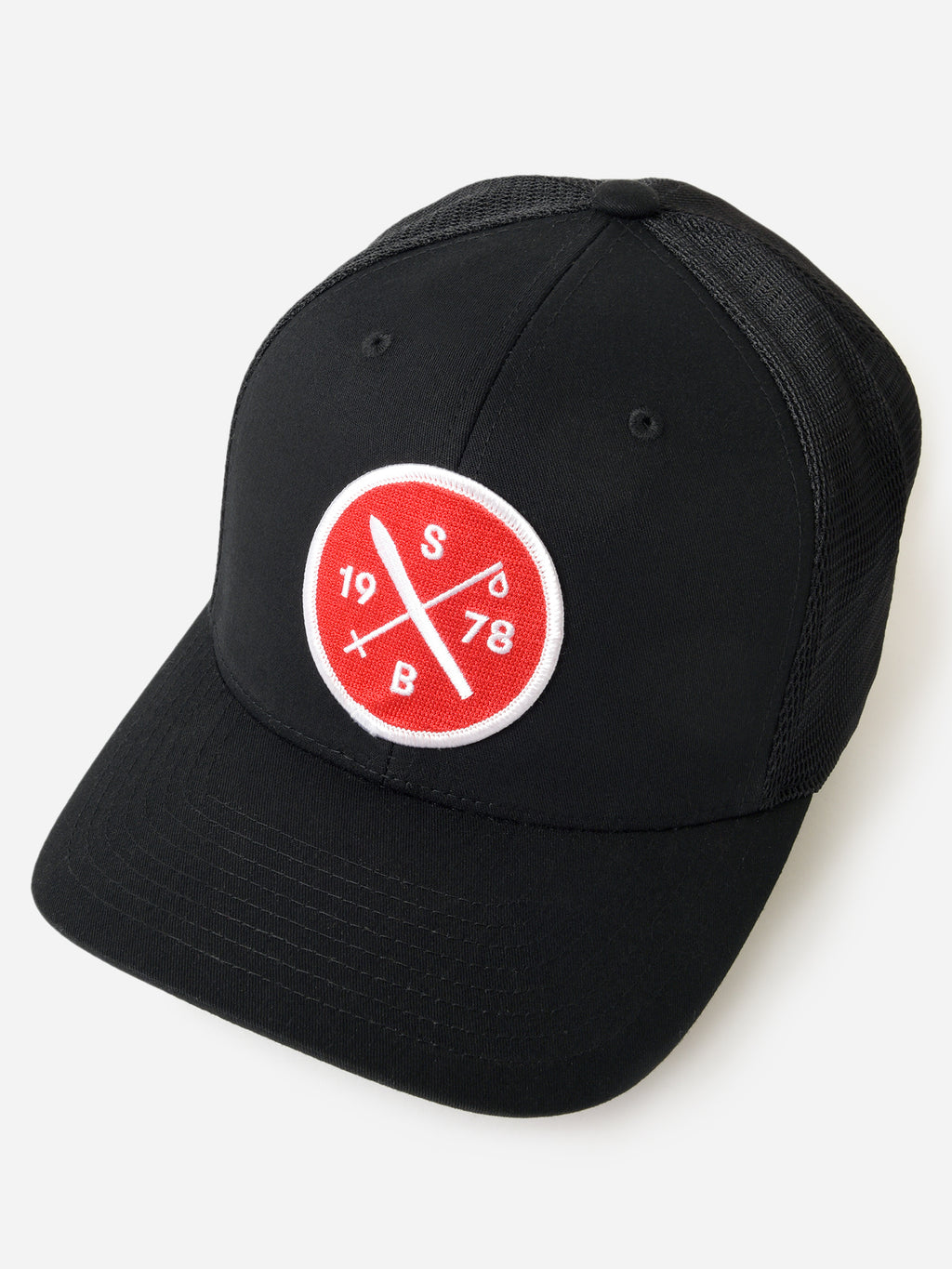 Saint Bernard Ski Cross Logo Trucker Hat - Saint Bernard