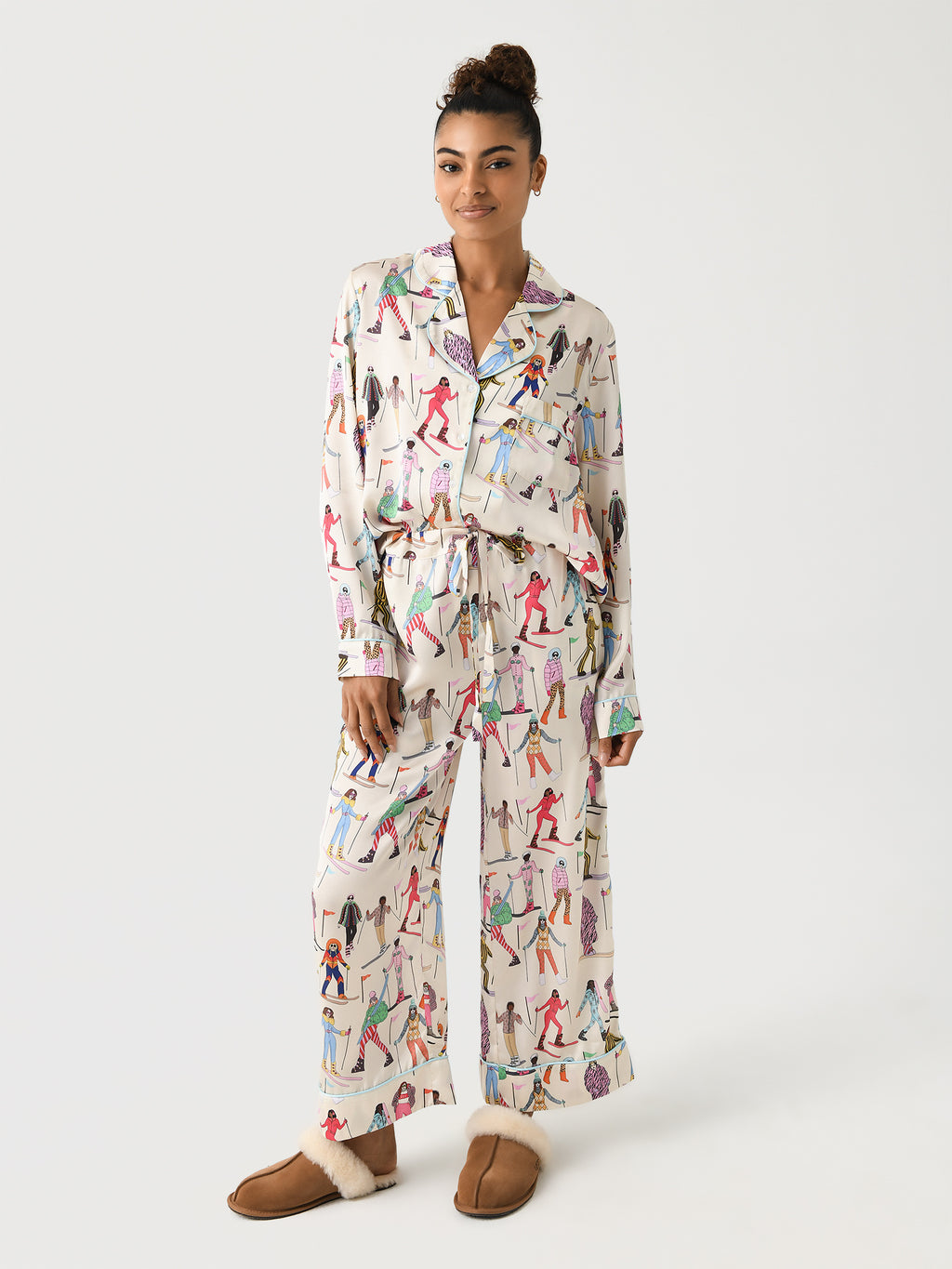 Karen Mabon Women's Skiers Pajama Set - Saint Bernard