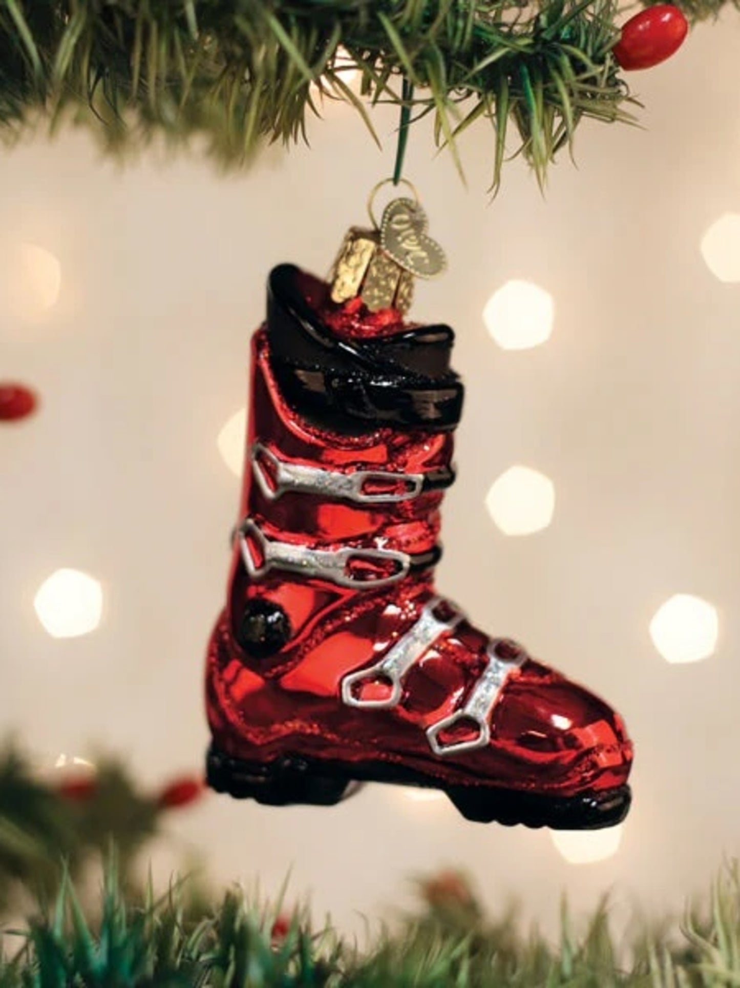 Old World Christmas Ski Boot Ornament